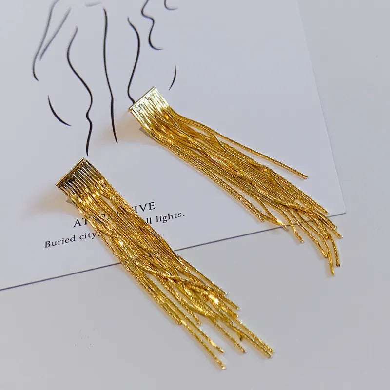 ARETES LARGOS GALA GOLD/PLATA