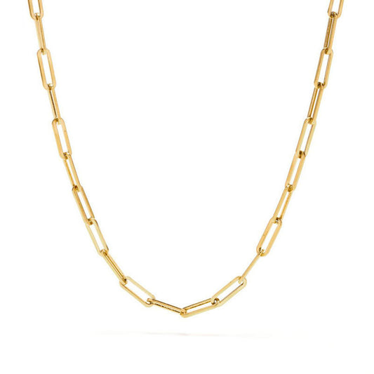 COLLAR LARGO GOLD CLIP